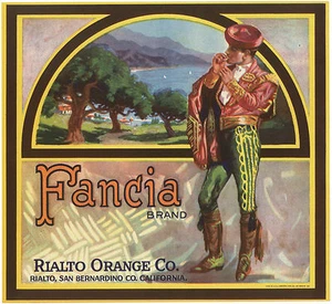 *Original* FANCIA Rialto Zigarette Matador Stierkämpfer orange Etikett KEINE KOPIE! - Bild 1 von 1
