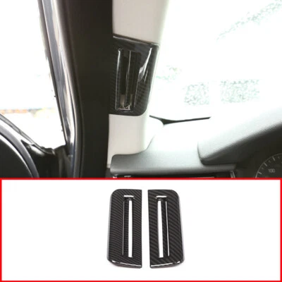 For Land Rover Range Rover Velar 2017-2021 Carbon Fiber Front Pillar Cover Trim - Image 1 of 4
