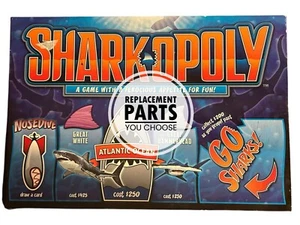 Sharkopoly Board Game REPLACEMENT PARTS PIECES YOU CHOOSE - Picture 1 of 13