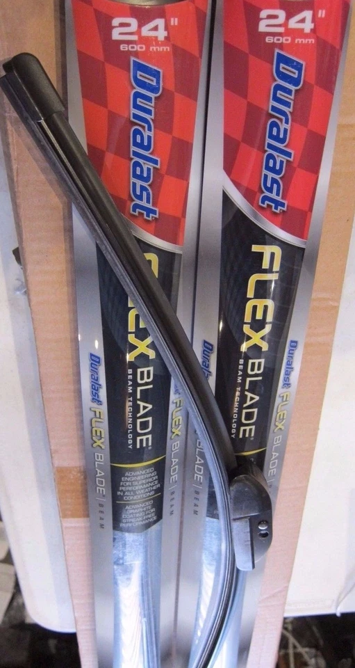 24" + 24" Premium Bracketless Windshield Wiper Blades J-Hook  All Season - Image 1 of 1