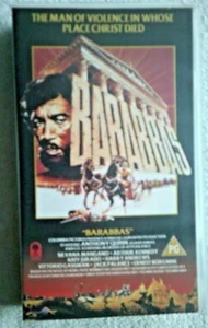 BARABBAS COLLECTABLE VHS PG ANTHONY QUINN 1994 - Picture 1 of 2