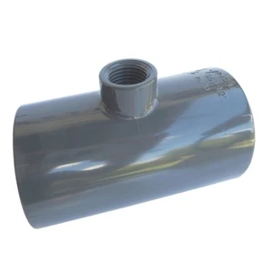 T-Stück 90° PVC 2 x 50mm Klebemuffe x 1/2" Innengewinde  - Bild 1 von 1