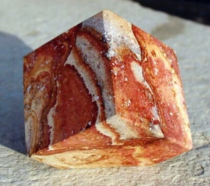 Utah Rhyolite  Balancing Cube • 2.0" Square - Picture 1 of 6