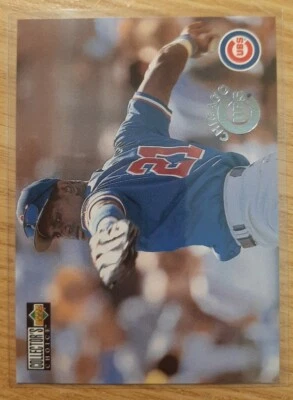 1996 COLLECTOR'S CHOICE SILVER SIGNATURE SAMMY SOSA #403 CHICAGO CUBS - Image 1 of 2