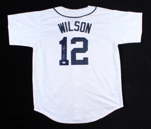 Glenn Wilson Signed Detroit Tigers Jersey (PSA) 1980 1st Round Draft Pick - Picture 1 of 6