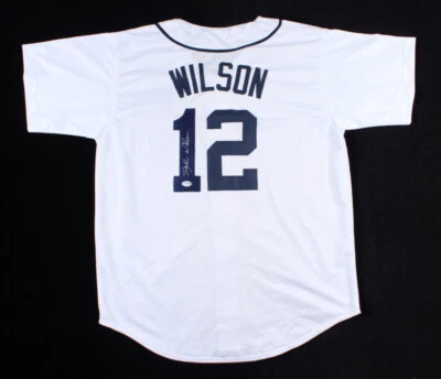 Glenn Wilson Signed Detroit Tigers Jersey (PSA) 1980 1st Round Draft Pick - Image 1 of 4