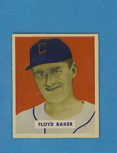 1949 Bowman Baseball Single: #119 Floyd Baker (EM) EO1 - Picture 1 of 2