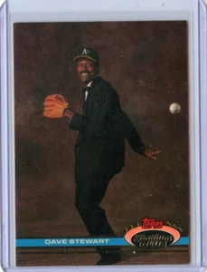 1991 Topps Stadium Club Dave Stewart Oakland Athletics #1 ⭐️💥🎯 NMMT or Better - Bild 1 von 2