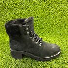 Timberland Premium 6" Womens Size 8.5 Black Classic Outdoor Leather Boots A23GF