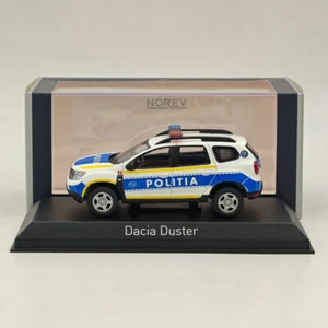 Norev 1/43 Dacia Duster 2019 Politia Romana Diecast Models Car Collection weiß - Bild 1 von 7