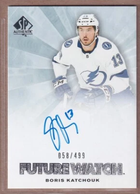2021-22 SP Authentic '11-12 Retro Future Watch #BK Boris Katchouk RC AUTO /499 - Image 1 of 2
