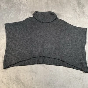 Poncho Miss Sugar Cape para mujer talla única gris lana mohair cuello redondo de gran tamaño - Imagen 1 de 10