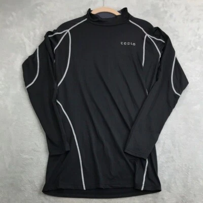 Camisa de entrenamiento negra de rendimiento de equipo deportivo progresivo Tesla para hombre 2XL Foto 1 de 4