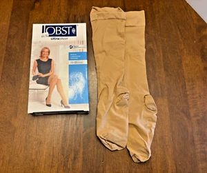 JOBST UltraSheer 15-20 mmHg Knee High CT Compression Stockings Sz Medium - Picture 1 of 5