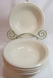 Wedgwood Queen's Ware England Vintage EDME Five (5) Coupe Cereal Bowls GC - Picture 1 of 10