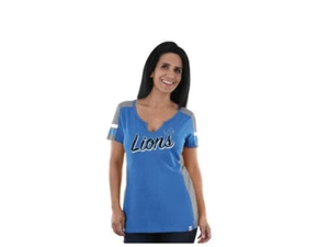 Detroit Lions NFL Women's Majestic Pride Playing T-Shirt Top NWT Small - Picture 1 of 1