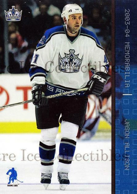 2003-04 BAP Memorabilia Sapphire #35 Jason Allison - Image 1 of 1