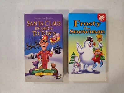 Frosty The Snowman & Santa Claus Is Coming To Town VHS - Image 1 of 4