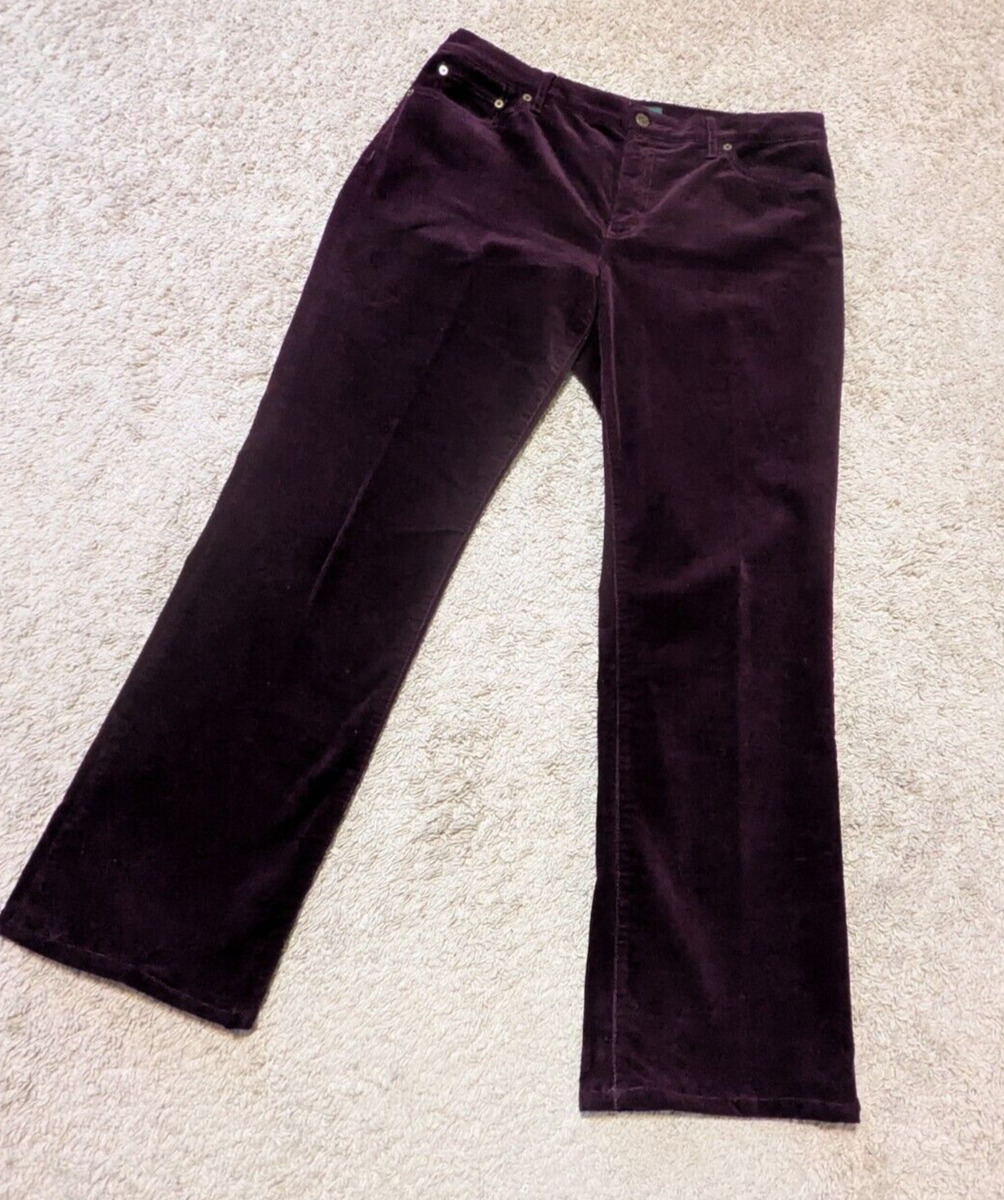 Lauren Ralph Lauren Purple Corduroy Pants for Women for sale Lauren Ralph Lauren Purple Corduroy Pants for Women for sale