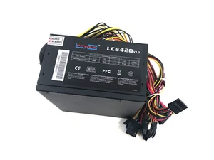 LC Power LC6420 V1.3 ATX 420W Netzteil Power Supply - Afbeelding 1 van 3
