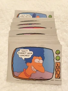 SIMPSONS TRADING CARD SET 88 + 18 STICKERS NON-SPORT TRADING CARDS 1990 TOPPS - Picture 1 of 8