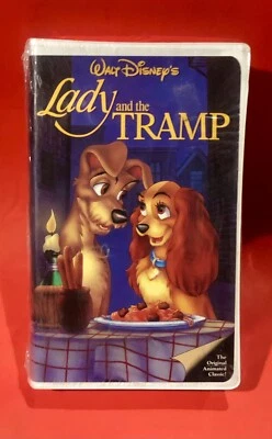 Disney Classic’s Black Diamond Sealed VHS - Lady and the Tramp - Image 1 of 4
