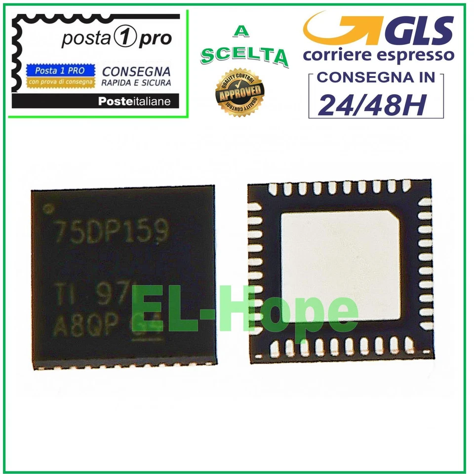 IC CONTROL CHIP HDMI SN75DP159 6GBPS PER XBOX ONE S SLIM CLIP DI RICAMBIO VQFN40