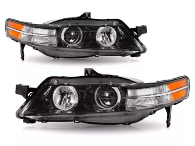 Комплект фар в сборе для 2007-2008 Acura TL HID OE AC2503114/AC2502114 - Изображение 1 из 4
