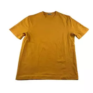 Zara T-Shirt Herren M Orange Uni Rundhals Baumwolle - Bild 1 von 9