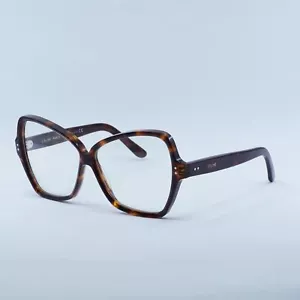 CELINE CL40064I 052 Havana/Clear Eyeglasses New Authentic - Picture 1 of 6