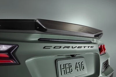 Kit de alerón de mimbre Corvette ZO6 2023-2024 humo transparente 85544887 con logotipo de Jake Foto 1 de 4