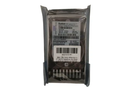 81Y9730 IBM 1TB 7.2K 6GBPS SATA 2.5 inch SFF HS HARD DRIVE 81Y9731 81Y3829 - Image 1 of 2