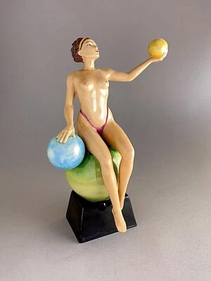 Peggy Davies Isadora Limited Edition Of 500 Nude Figurine - 11 Inches Tall - image 1 of 4