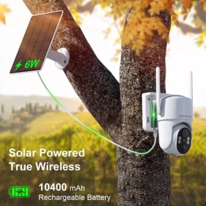 4G LTE Cellular Security Camera No Internet Needed, Solar No wifi Security Camer - Picture 1 of 9
