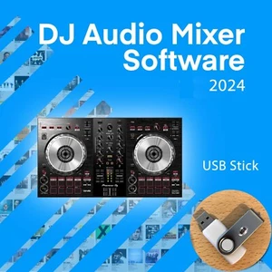 DJ Mixing Software Audio Editing Live Recording For Home Mixing Disc Jockey USB - Picture 1 of 5
