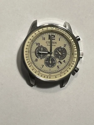 No Band - Citizen Men's CA4500-08X Eco-Drive Chronograph Stainless Steel Watch - Image 1 of 4