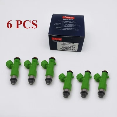 16600-JK20A New 6 × DENSO Fuel Injectors For 2009-2014 Nissan Murano 3.5L V6 Foto 1 de 4