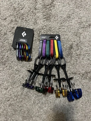 NUEVO - Levas + Mosquetones Black Diamond C4 - Tamaños 0.4-3 Juego de Estantes - Escalada Comercial Foto 1 de 4