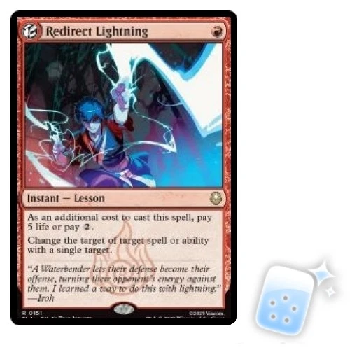 PRESALE REDIRECT LIGHTNING Avatar: The Last Airbender TLA Magic MTG MINT CARD - Image 1 of 1