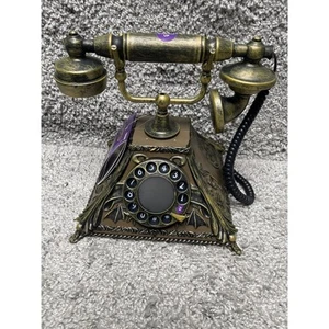 Haunted Living Halloween 8,5 Zoll sprechendes Vintage Telefon Tischplatte Animatronic - Bild 1 von 11