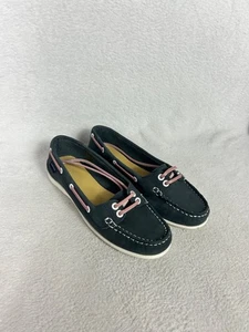 Chatham, Women's Navy + Pink Payar Lace Up Deck Shoes, Size UK 7 - New - Picture 1 of 9