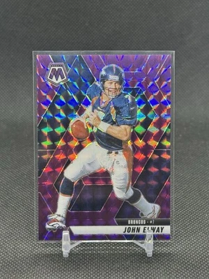 John Elway 2025 Panini Mosaico #31 Roxo Prizm /49 Denver Broncos - Imagem 1 de 2