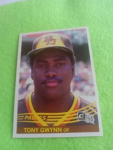 1984 Donruss Tony Gwynn San Diego Padres # 324 See Scan!!!!!!!!! - Picture 1 of 2