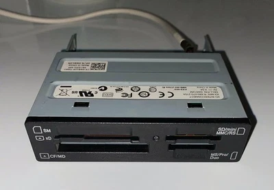 Dell Inspiron 537s PC Media Flash SD Card Reader p/n 0W812M with cable - Image 1 of 3
