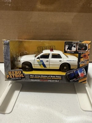 Jada Hero Patrol New Jersey Division Of State Police Crown Victoria 1/32 DIECAST - Image 1 of 4