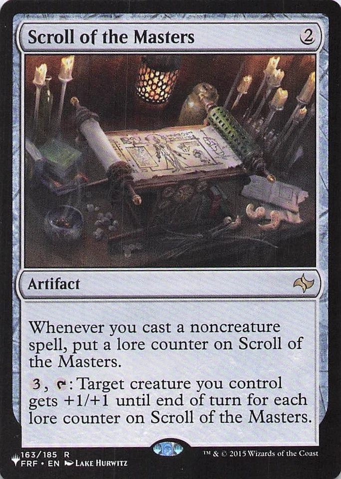 Scroll of the Masters The List Reprints Regular - Image 1 of 1