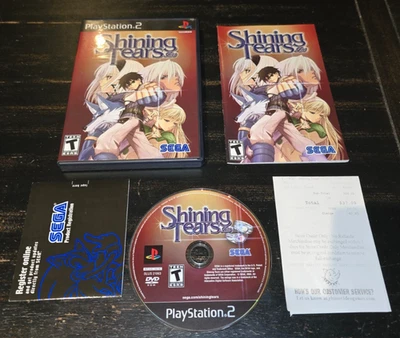 Shining Tears PS2 Complete CIB Case Disc Manual Insert Receipt Tested VG - Image 1 of 2