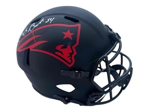 Casco da velocità Patriots Tedy Bruschi autografato firmato Eclipse F/S - Beckett - Foto 1 di 6