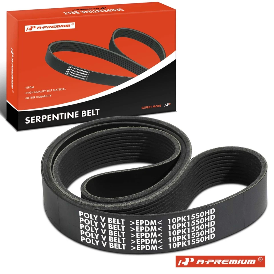 Cinturón serpentino de alta resistencia A-Premium 61,02 pulgadas para Mack LE MR Orion Bus Orion V Foto 1 de 4