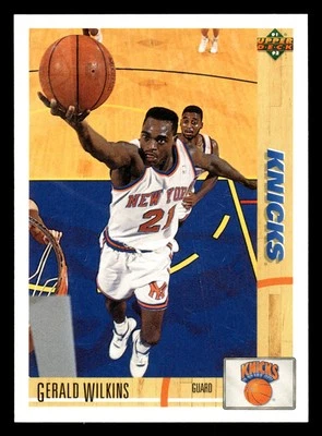 Gerald Wilkins 1991-92 Upper Deck #234 New York Knicks - Image 1 of 2